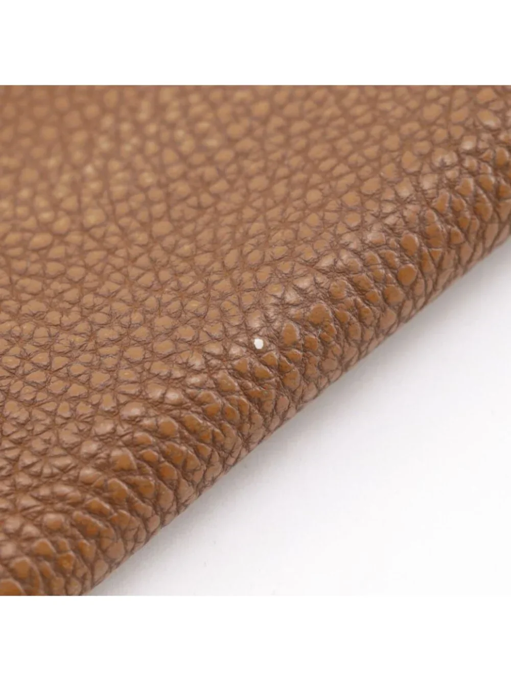 Hermes Dogon Taurillon Clemence Gold Brown I Wallet